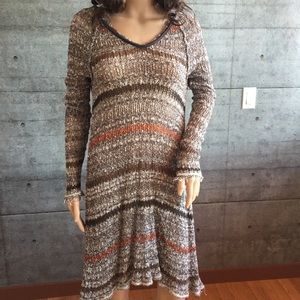 Free people Life’s a Beach open back tunic sweater